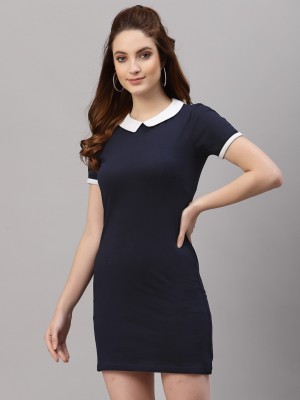 RIGO Women Bodycon Blue Dress