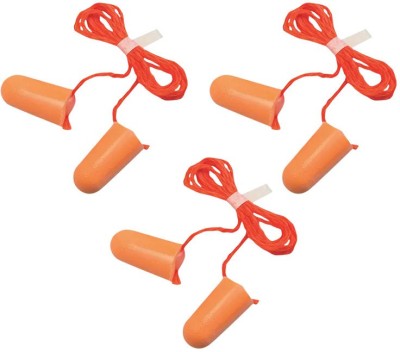 3M 1110 Corded Foam Disposable Noise Reduction Ear Plugs Ear Plug(Orange)