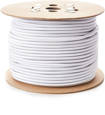 Bobbiny Braided White Elastic(10 m)