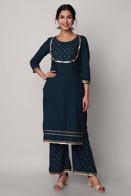 God Bless Women Kurti Palazzo Set