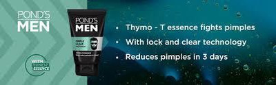 POND's Men Pimple Clear Facewash Reduces Pimples In 3 Days Specially For Men 50G Face Wash(50 g)