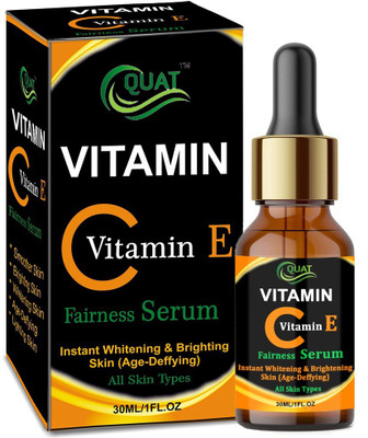 QUAT Vitamin C with E Face Serum for face Whitening, Pigmentation (30 ml)(30 ml)