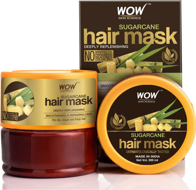 WOW SKIN SCIENCE Sugarcane Hair Mask – for Smoothening & Repairing Care