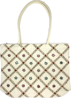 SriShopify Women White Shoulder Bag