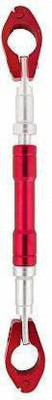AutoGnix Motorcycle Handlebar Cross Bar Handle Bar Handle Bar (Red) Handle Bar(Silver, Red)
