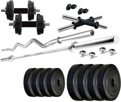 STARX 16 kg 16 Kg PVC weight with rods set Home Gym Combo