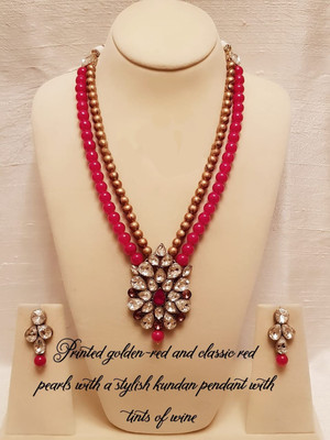 CATALYST Alloy Copper Red, Gold Jewellery Set(Pack of 1)