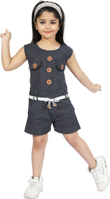 Samshil Fashion Printed Girls Jumpsuit