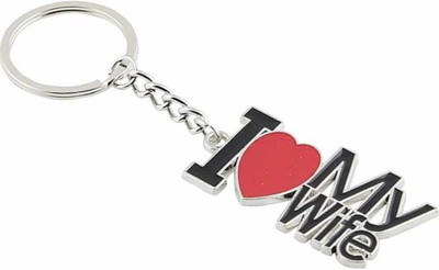 WHITE POPCORN I Love My Wife Keychain Best Quality Keychain Key Chain