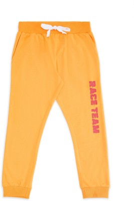 Pantaloons Junior Track Pant For Boys(Orange, Pack of 1)