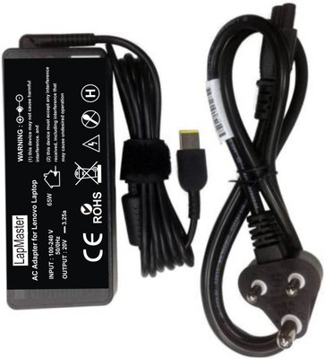 LAPMASTER Thinkpad Yoga 260,15 65w 3.25a (USB Slim Pin) Adapter(Power Cord Included) 65 W Adapter(Power Cord Included)