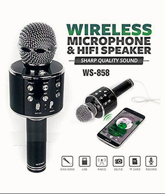 Y2H Enterprises WS-858 Wireless Bluetooth Handheld Microphone Stand Karaoke Mic Microphone