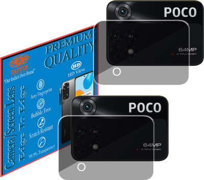 DAFFIN Back Camera Lens Glass Protector for POCO M4 Pro(Pack of: 2)