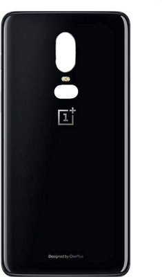 SIMWAY OnePlus 6 Original Without Camera Lens (With LOGO) Back Panel(Black)