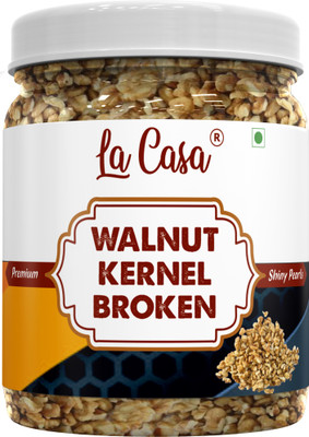 La Casa Broken Walnut Kernel | Without Shell Walnuts | 6-8 Pieces Broken| Walnuts(1 x 200 g)