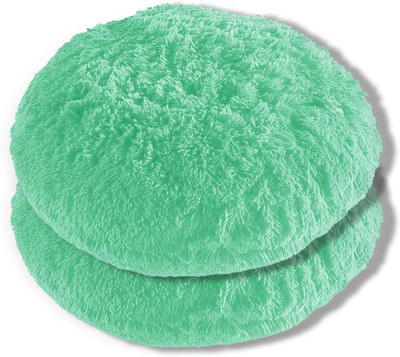 Catchyx Cart Microfibre Solid Cushion Pack of 2(Light Green)
