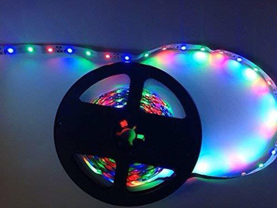 MADHAV ENTERPRISES 120 LEDs 4.98 m Multicolor Steady Strip Rice Lights(Pack of 1)