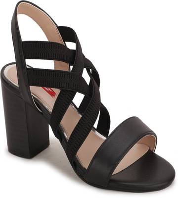 Bata black block heels on sale