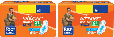 Whisper Combo of Choice Ultra XL Sanitary Pads for Women Sanitary Pad