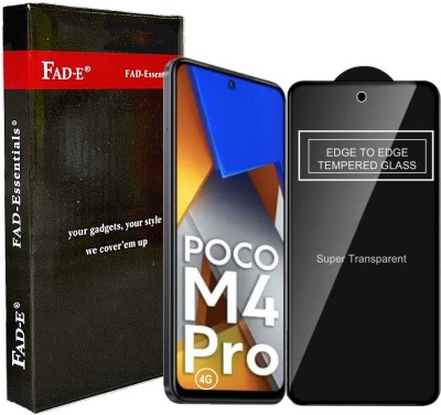 FAD-E Edge To Edge Tempered Glass for POCO M4 Pro (4G), POCO M4 Pro (6.43 inch)(Pack of 1)