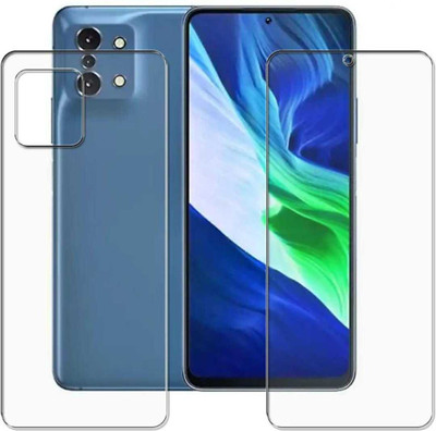 DOWRVIN Front and Back Tempered Glass for INFINIX ZERO 5G(Pack of 2)