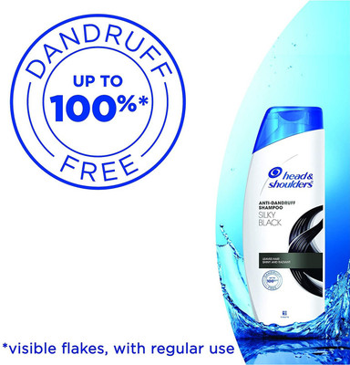 HEAD & SHOULDERS ANTI-DANDRUFF SILKY BLACK 340 ML SET 1(340 ml)