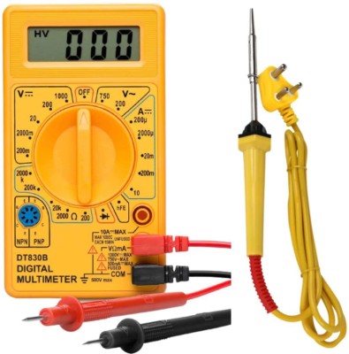 Gilhot Professional 25 Watt Soldering Iron kit set with multimeter 2 in 1 combo 25 W Simple(Pointed Tip)