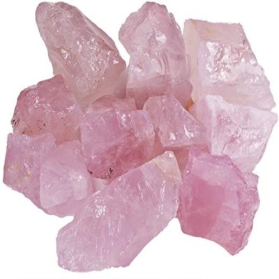 Multiagate Natural Rose Quartz Raw Stone 200 Grams Rough Healing Crystal Stones Regular Asymmetrical Crystal Stone(Pink 0.2 kg)