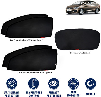 Kingsway Side Window Sun Shade For Maruti Suzuki Ciaz(Black)
