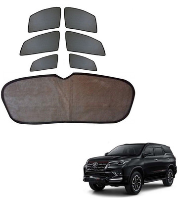 KOZDIKO Side Window, Rear Window Sun Shade For Toyota New Fortuner(Black)