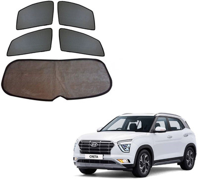KOZDIKO Side Window, Rear Window Sun Shade For Hyundai Creta(Black)