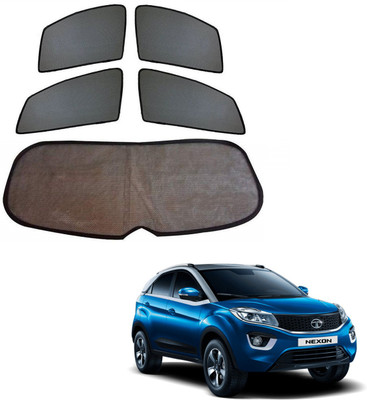 KOZDIKO Side Window, Rear Window Sun Shade For Tata Nexon(Black)