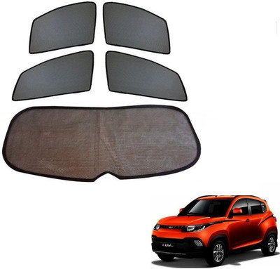 KOZDIKO Side Window, Rear Window Sun Shade For Mahindra KUV 100(Black)