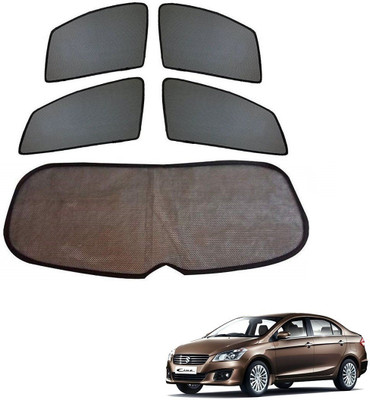 KOZDIKO Side Window, Rear Window Sun Shade For Maruti Suzuki Ciaz(Black)