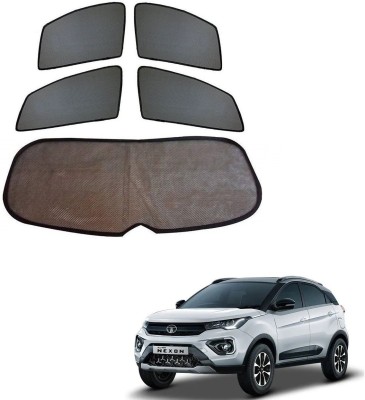 KOZDIKO Side Window, Rear Window Sun Shade For Tata Nexon(Black)