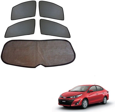 KOZDIKO Side Window, Rear Window Sun Shade For Toyota Yaris(Black)