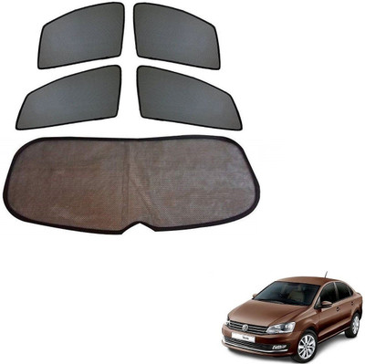 KOZDIKO Side Window, Rear Window Sun Shade For Volkswagen Vento(Black)