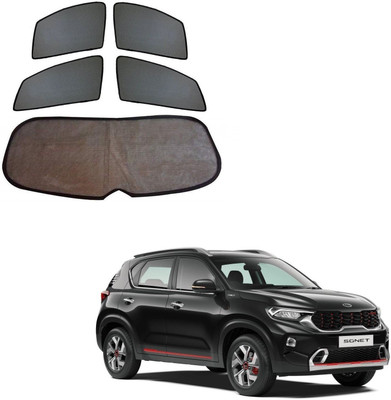 KOZDIKO Side Window, Rear Window Sun Shade For Kia Sonet(Black)
