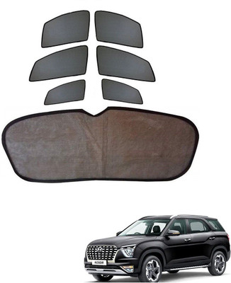 KOZDIKO Side Window, Rear Window Sun Shade For Hyundai Alcazar(Black)