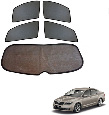 KOZDIKO Side Window, Rear Window Sun Shade For Skoda Octavia(Black)