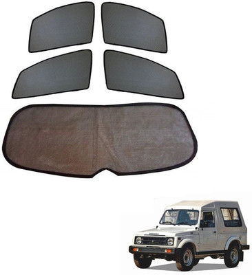KOZDIKO Side Window, Rear Window Sun Shade For Maruti Suzuki Gypsy(Black)