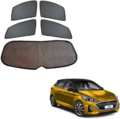 KOZDIKO Side Window, Rear Window Sun Shade For Hyundai i20(Black)