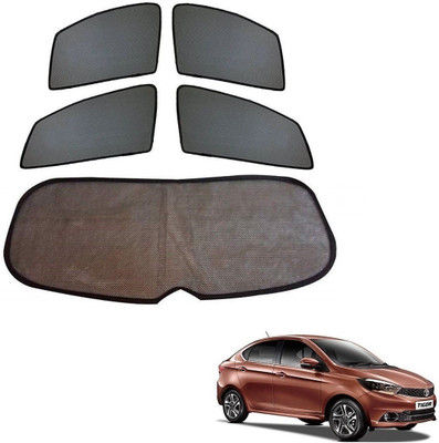 KOZDIKO Side Window, Rear Window Sun Shade For Tata Tigor(Black)