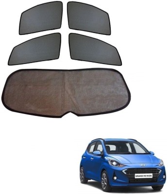 KOZDIKO Side Window, Rear Window Sun Shade For Hyundai Grand i10 NIOS(Black)