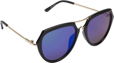 Cristiano Ronnie Aviator Sunglasses(For Women, Green)