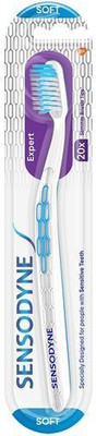 SENSODYNE Expert Toothbrush With 20X Slimmer & Soft Cross-Active Bristles Soft Toothbrush