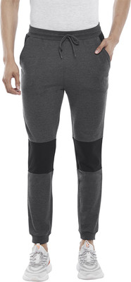 Ajile By Pantaloons Colorblock Men Grey Track Pants