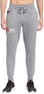 UZARUS Printed Men Grey Track Pants