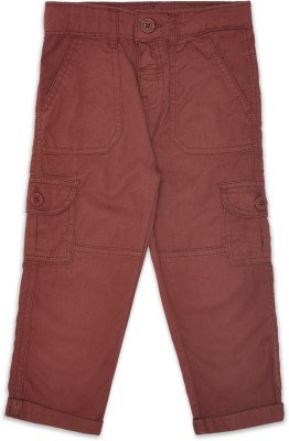 Pantaloons Baby Regular Fit Baby Boys Red Trousers