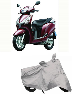 THE REAL ARV Two Wheeler Cover for Mahindra(Duro DZ, Silver)